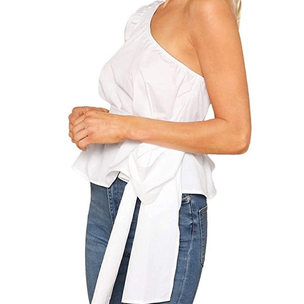 One Shoulder Top - Picture 2 of 6